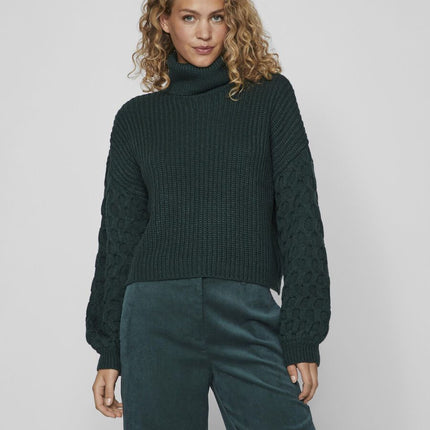 UNICORN Women's sweater dark green beige xs s m l xl