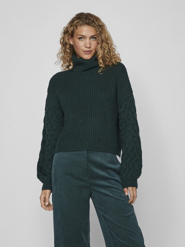 UNICORN Women's sweater dark green beige xs s m l xl