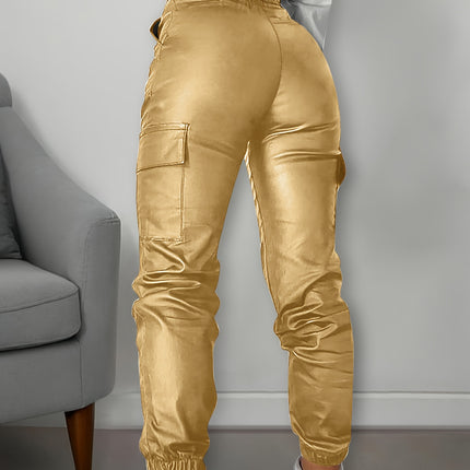 UNICORN Solid Color Pants for Women with Symmetrical Pockets for Casual Wear s m l xl xxl