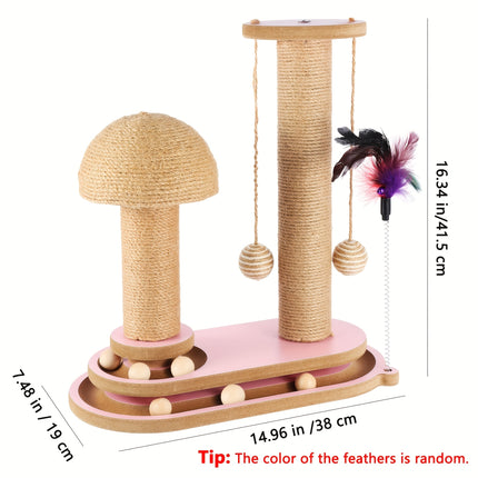UNICORN Cat Scratching and Sharpening Post Suitable for Indoor Cats and Various Breeds