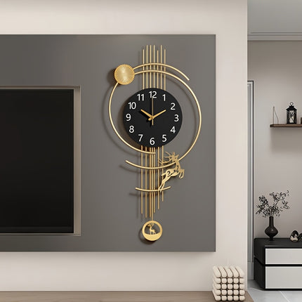 UNICORN Silent Hanging Clock, Room Decoration Japanese Quartz Movement