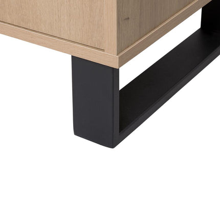 UNICORN Dresser wall unit country light brown Width 145 cm Depth 39 cm Height 76 cm