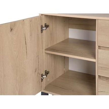 UNICORN Dresser wall unit country light brown Width 145 cm Depth 39 cm Height 76 cm
