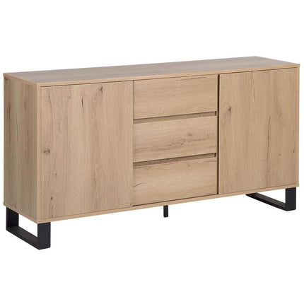 UNICORN Dresser wall unit country light brown Width 145 cm Depth 39 cm Height 76 cm
