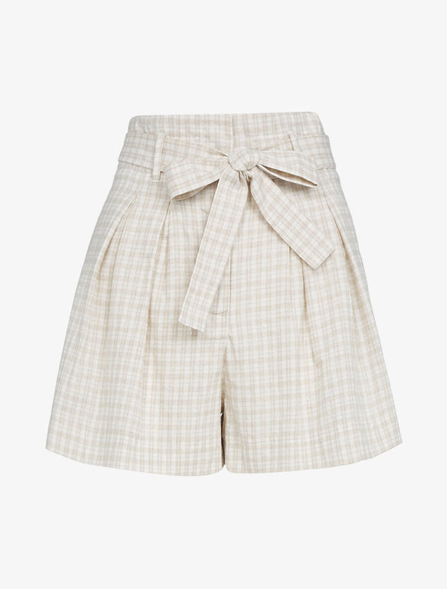 UNICORN Women's checked shorts white grey s m l xl