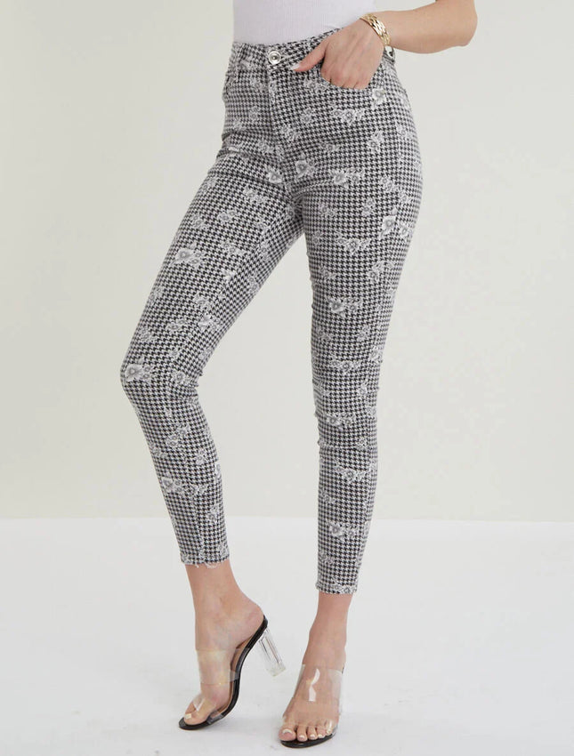 UNICORN Women's trousers black white s m l xl xxl