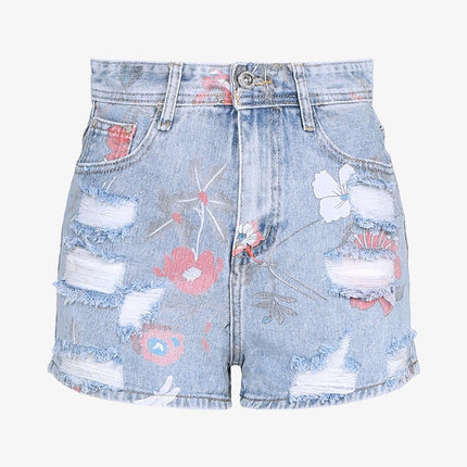 UNICORN Women's shorts patterns light blue xs s m l xl