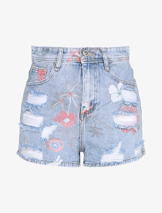 UNICORN Women's shorts patterns light blue xs s m l xl