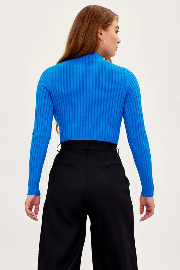 UNICORN Women's sweater turtleneck light green dark green brown white black pink blue xs s m l