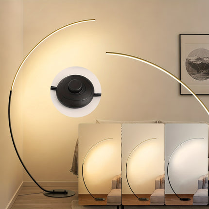 UNICORN 165cm Arc Floor Lamp, 3000K/4500K/6000K Dimmable Reading Lamp