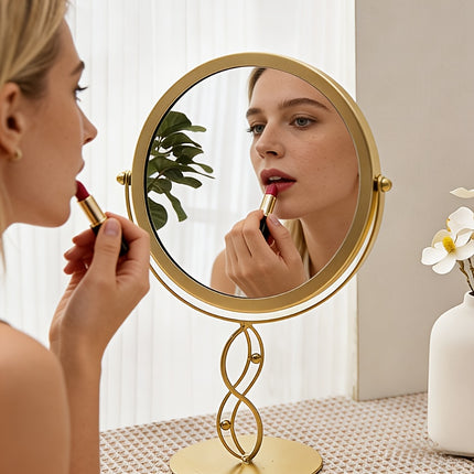 UNICORN Vine-Shaped Makeup Mirror, 360-Degree Rotation Decorative Vanity Mirror