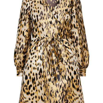 UNICORN Women's dress leopard print brown xs s m l xl