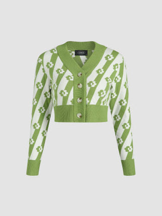 UNICORN Women's shirt top green white s m l xl