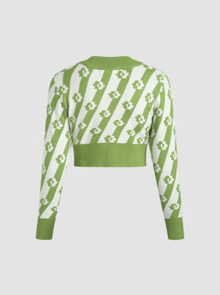 UNICORN Women's shirt top green white s m l xl
