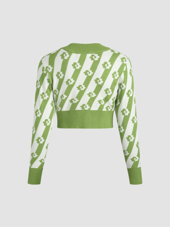 UNICORN Women's shirt top green white s m l xl