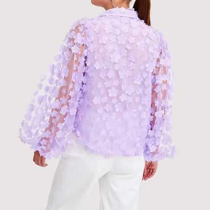 UNICORN Women's blouse purple pink mint dark pink blue xs s m l xl