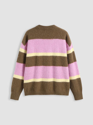 UNICORN Women's sweater brown pink xs s m l xl