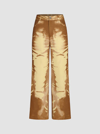 UNICORN Women's trousers gold xs s m l