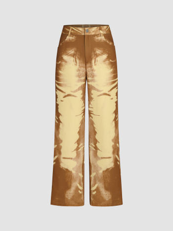 UNICORN Women's trousers gold xs s m l