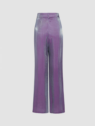 UNICORN Women's pants purple metallic xs s m l xl