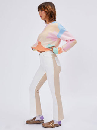 UNICORN Women's pants white with brown xs s m l xl