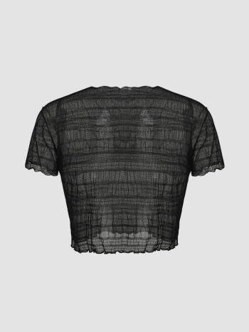 UNICORN Women's shirt top ribbed black xs s m l xl