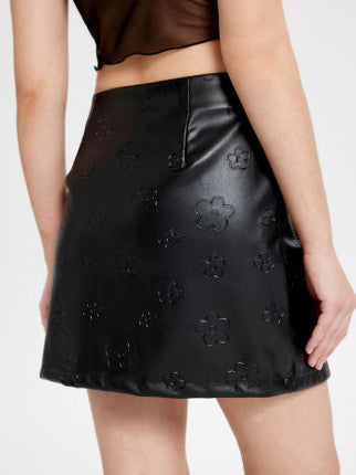 UNICORN Women's leather skirt black xs s m l xl