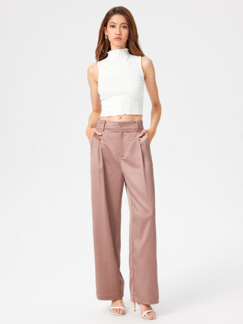 UNICORN Women's trousers cream old pink xs s m l x