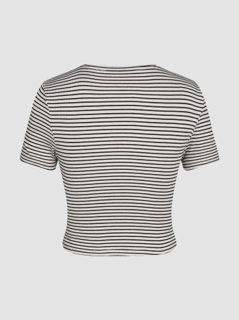 UNICORN Women's shirt top white brown xs s m l