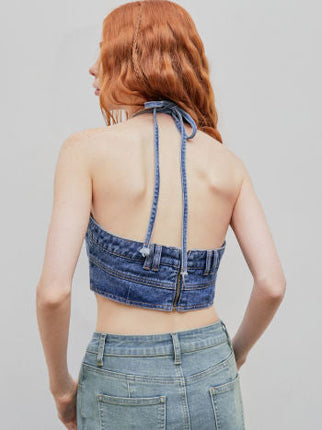 UNICORN Women's shirt top denim blue s m l xl