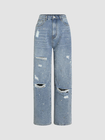 UNICORN Women's jeans glitter blue xxs xs s m l xl