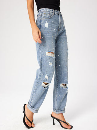 UNICORN Women's jeans glitter blue xxs xs s m l xl