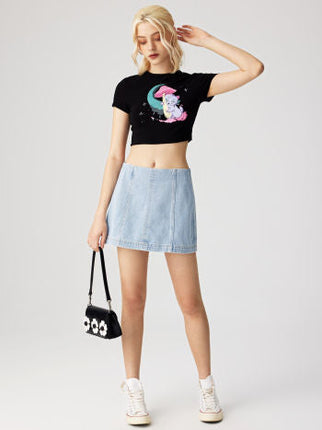 UNICORN Women's skirt light blue xxs xs s m l xl