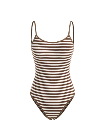 UNICORN Women's bodysuit brown cream white s m l xl
