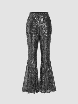 UNICORN Women's pants glitter black s m l