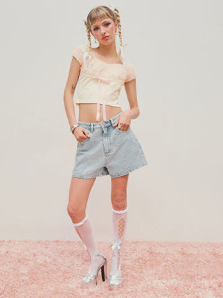 UNICORN Women's denim shorts light blue xs s m l
