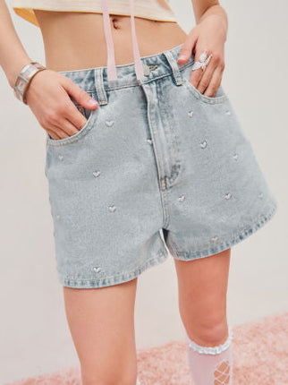 UNICORN Women's denim shorts light blue xs s m l