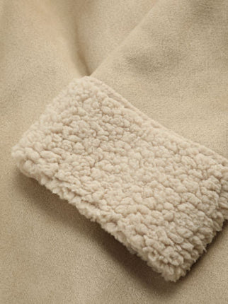 UNICORN Women's coat soft woolly fabric beige s m l