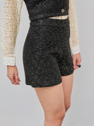 UNICORN Women's shorts glitter black xs s m l xl