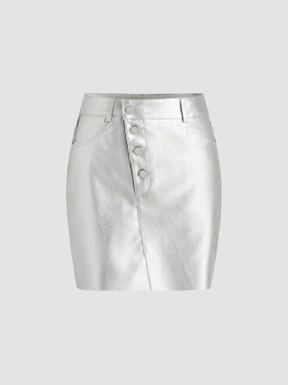 UNICORN Women's skirt Silver xs s m