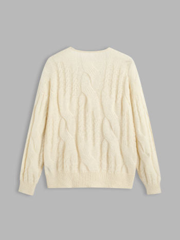 UNICORN Women's sweater cream yellow xs s m l xl