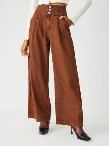 UNICORN Women's trousers brown xxs xs s m l xl