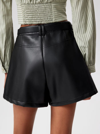 UNICORN Women's leather shorts black xs s m l xl