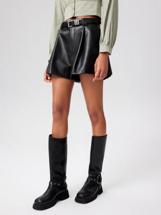 UNICORN Women's leather shorts black xs s m l xl