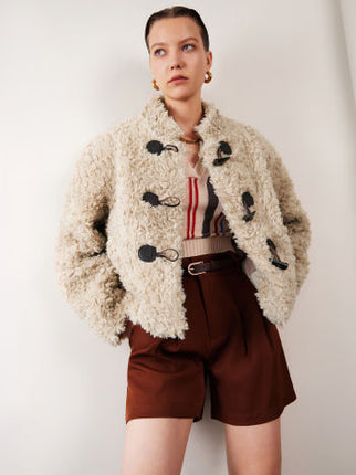 UNICORN Women's woolly khaki coat xs s m l xl