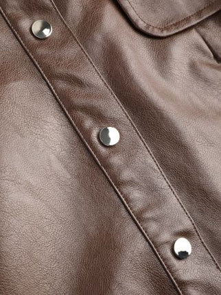 UNICORN Women's jacket leather dark brown s m l xl