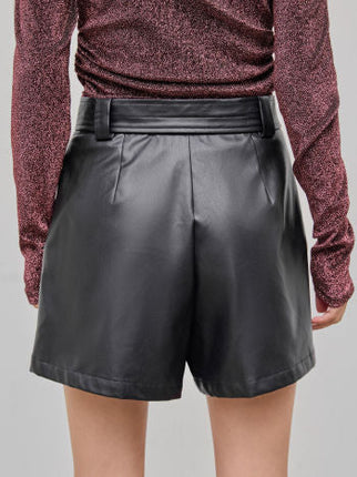 UNICORN Women's shorts leather black xs s m l xl