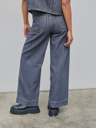 UNICORN Women's jeans striped blue gray xs s m l xl