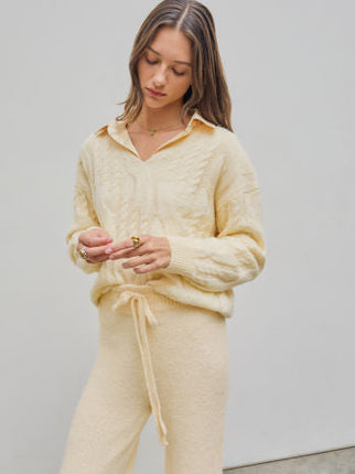 UNICORN Women's sweater cream yellow xs s m l xl