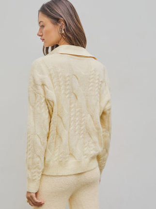 UNICORN Women's sweater cream yellow xs s m l xl